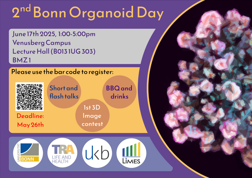 Organoid Bonn Day flyer 2025