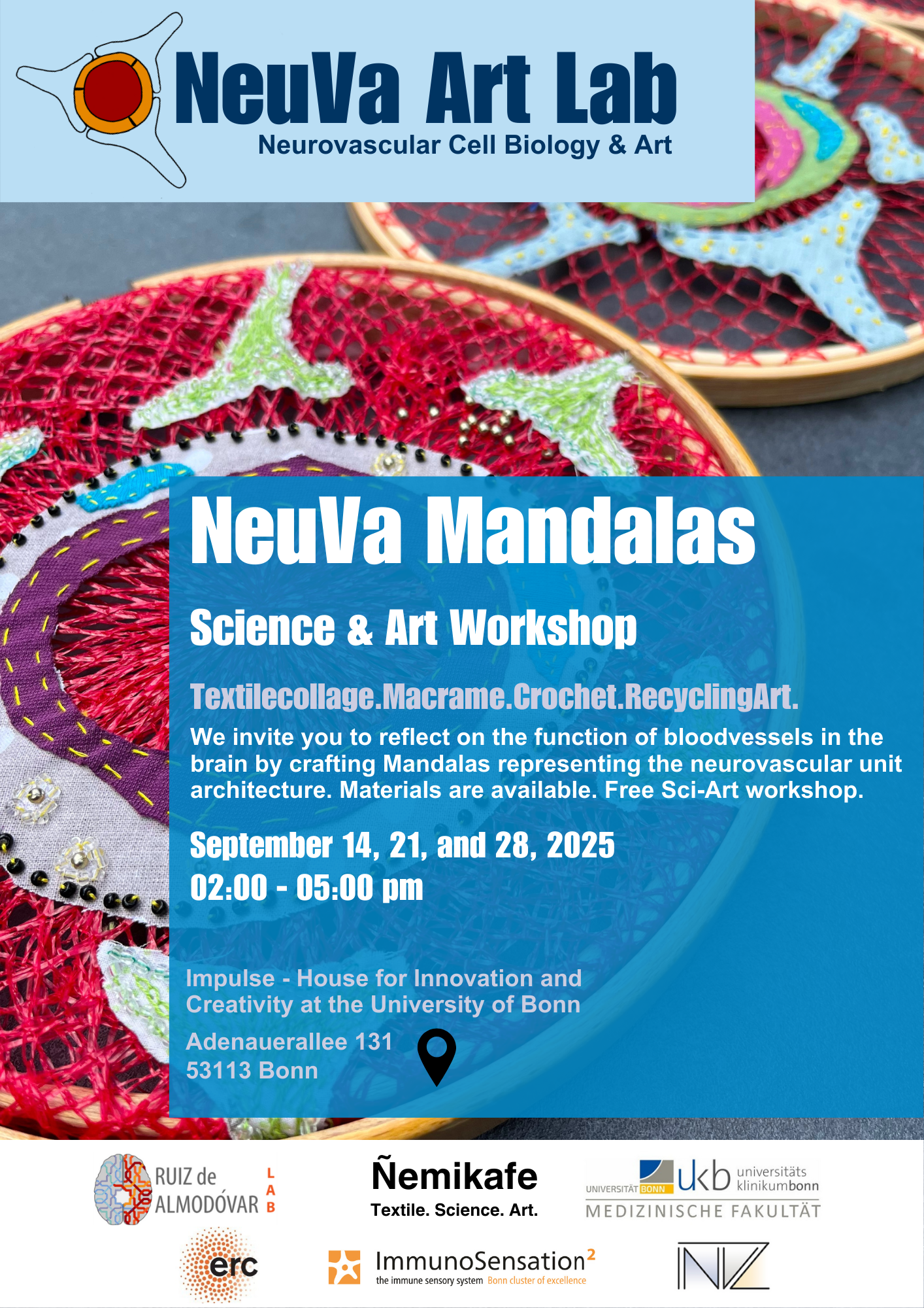 NeuVa Art Lab - Mandala Workshop Poster