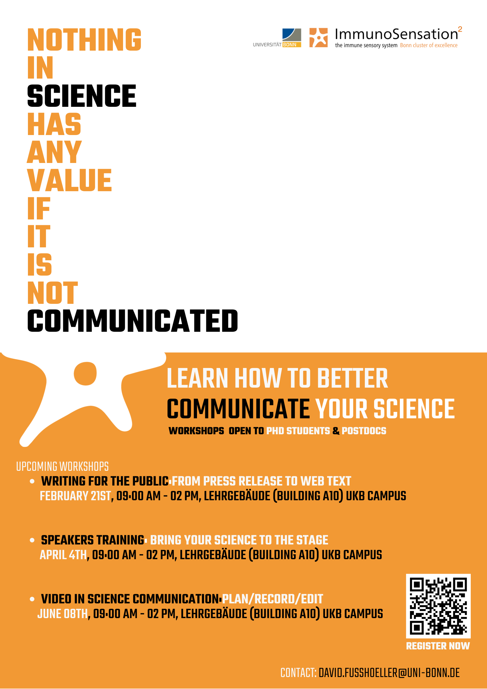 Poster Science Communication Worskhop Series