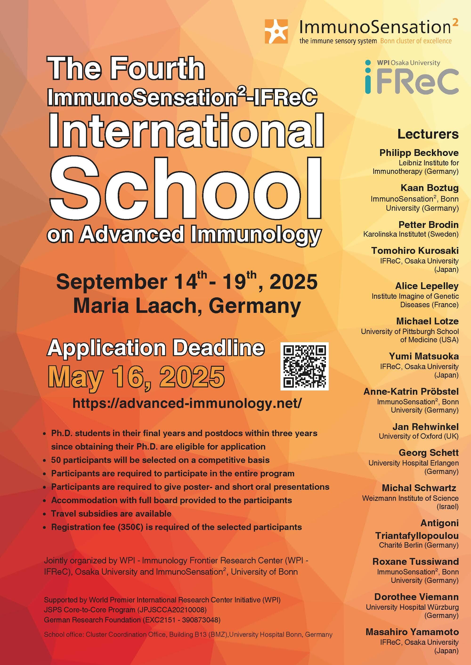 IF Re C Immuno Sensation Advanced School 2025