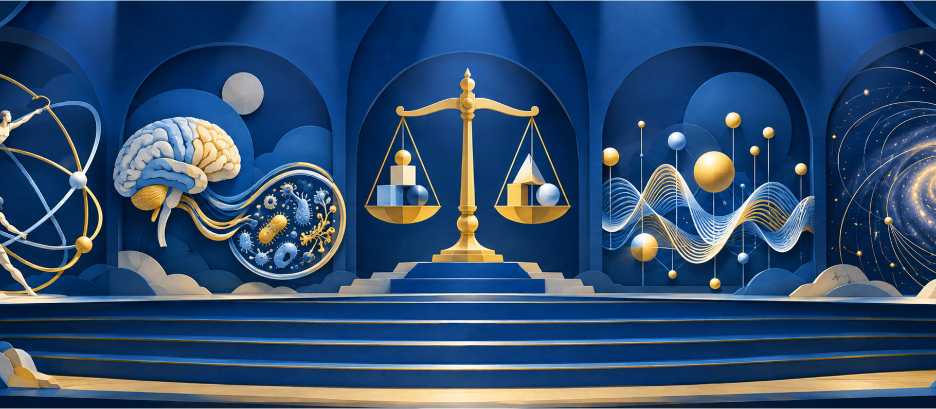 Banner Wissenschaft im Theater