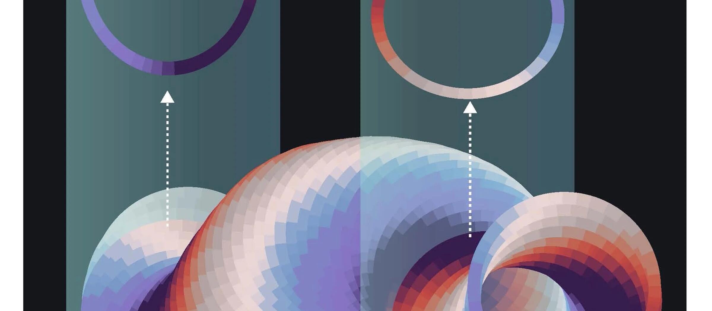 Bunte Spirale