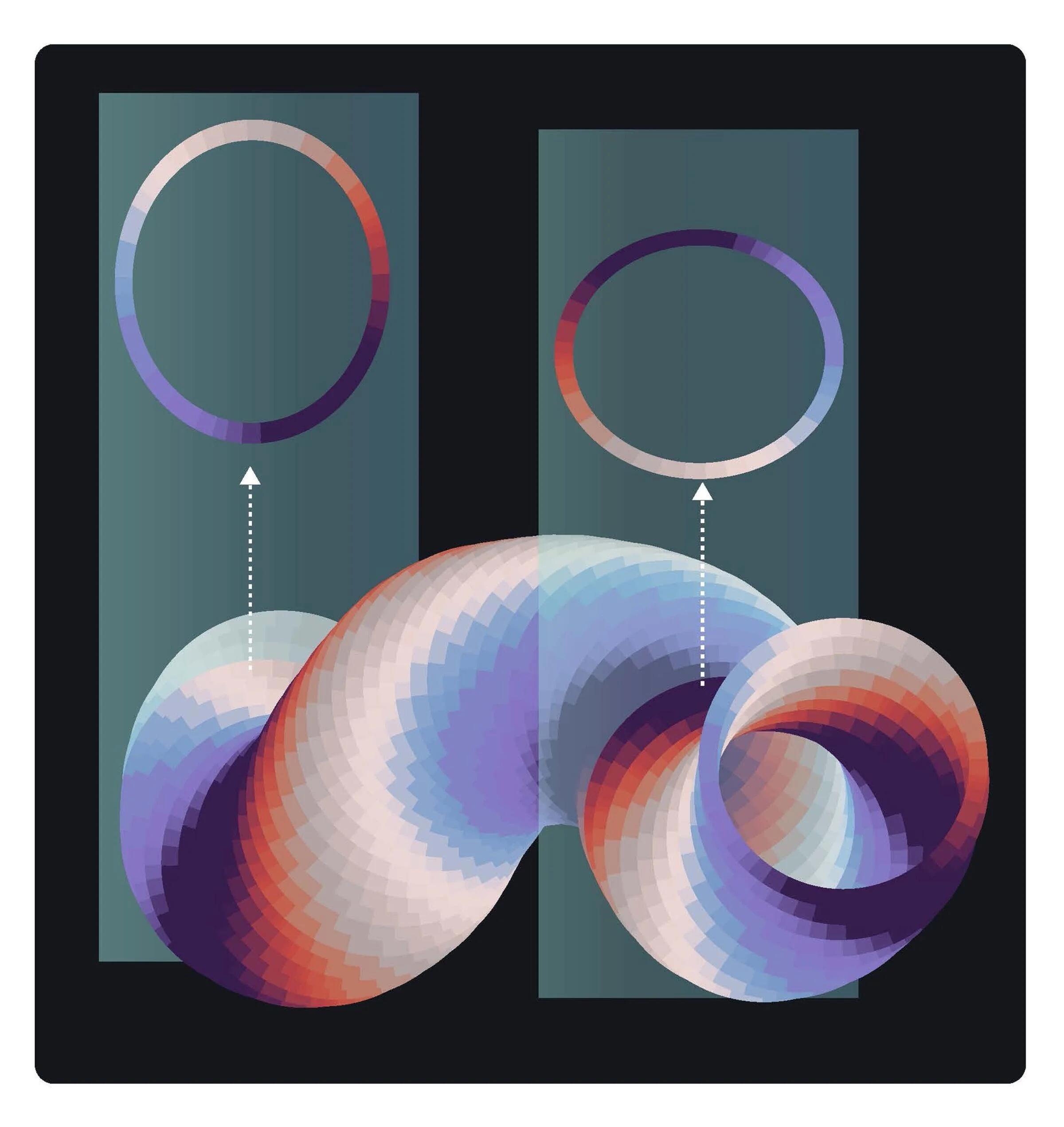 Bunte Spirale