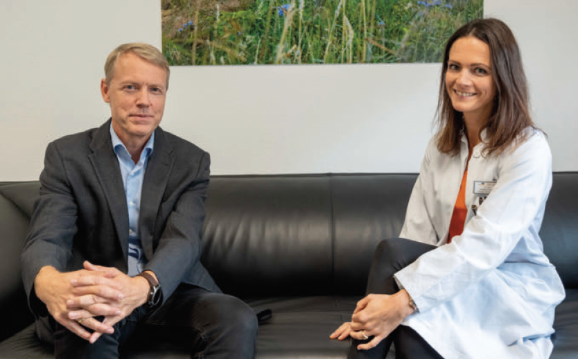 Prof. Hartmann interviewed by Dr. Barbara Kreppel for 'Angewandte Nuklearmedizin'