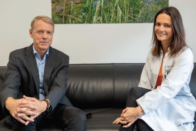 Prof. Hartmann interviewed by Dr. Barbara Kreppel for 'Angewandte Nuklearmedizin'