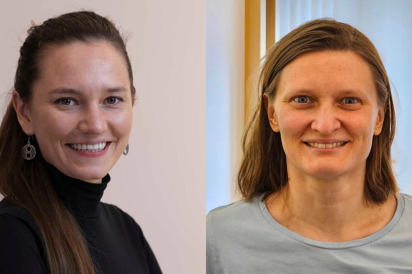 Prof. Dr. Elvira Mass (left) and Prof. Dr. Tatjana Tchumatchenko (right)