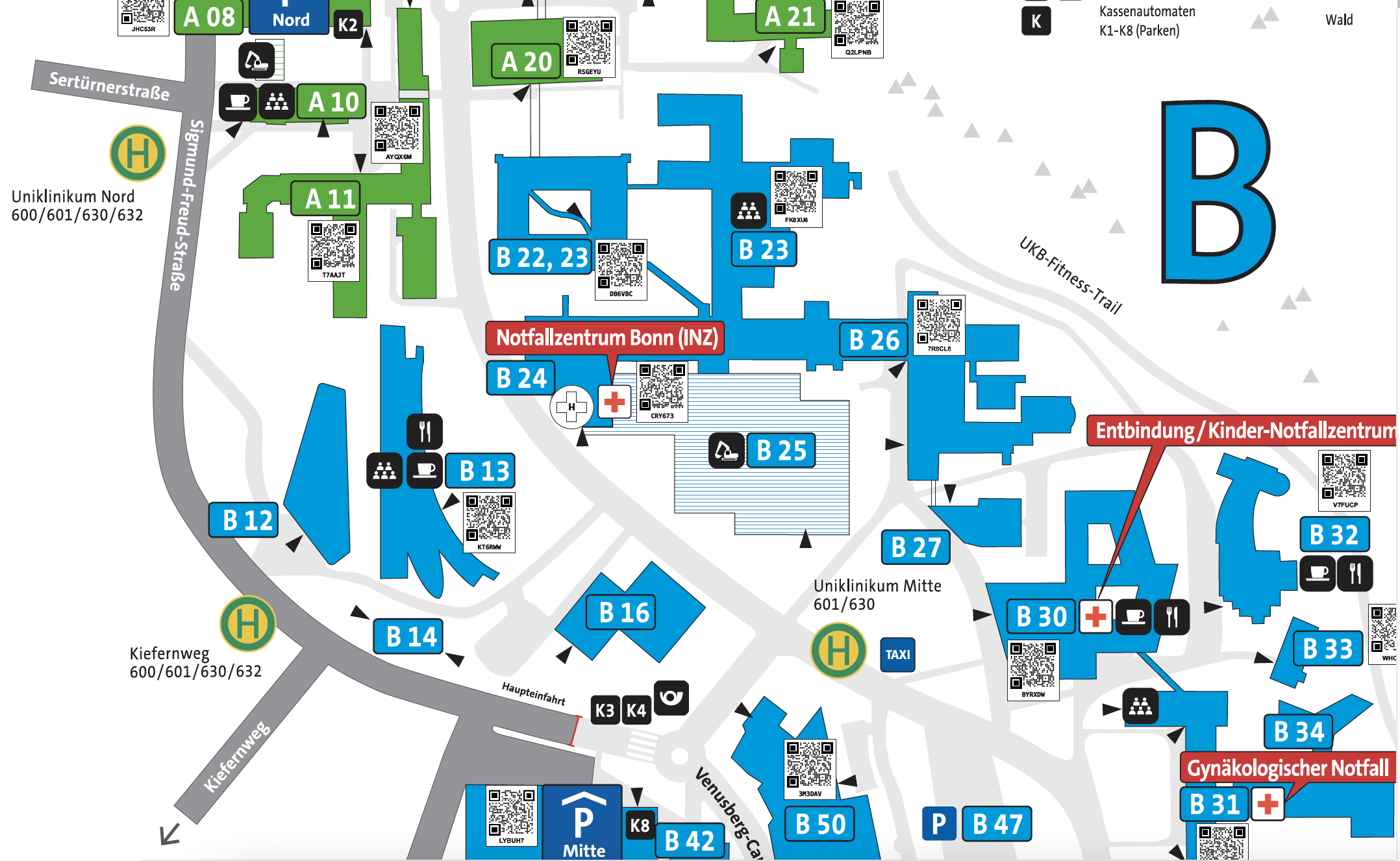 Map of the UKB