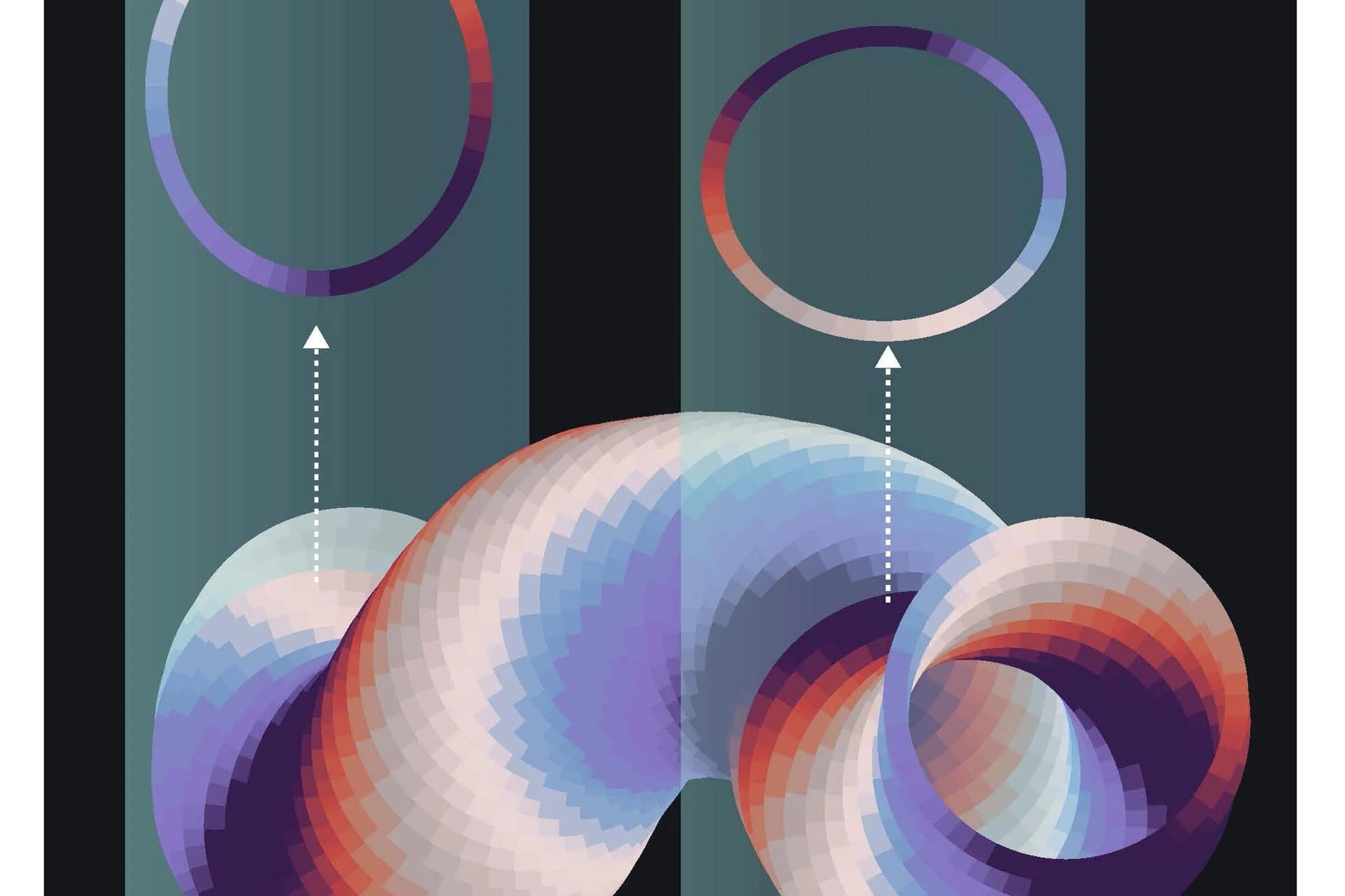 Bunte Spirale